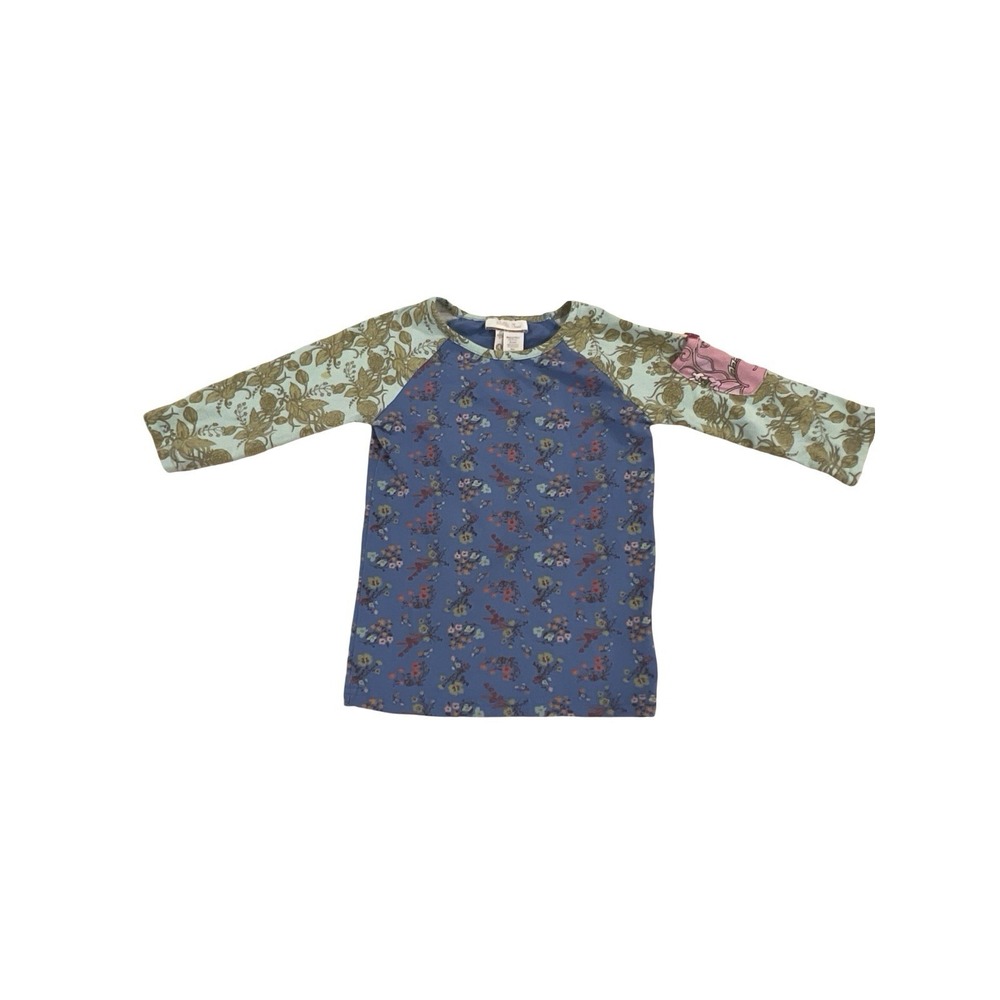 New Matilda Jane Size 4 Secret Fields Pocket Full Of Posies Baseball Tee Top